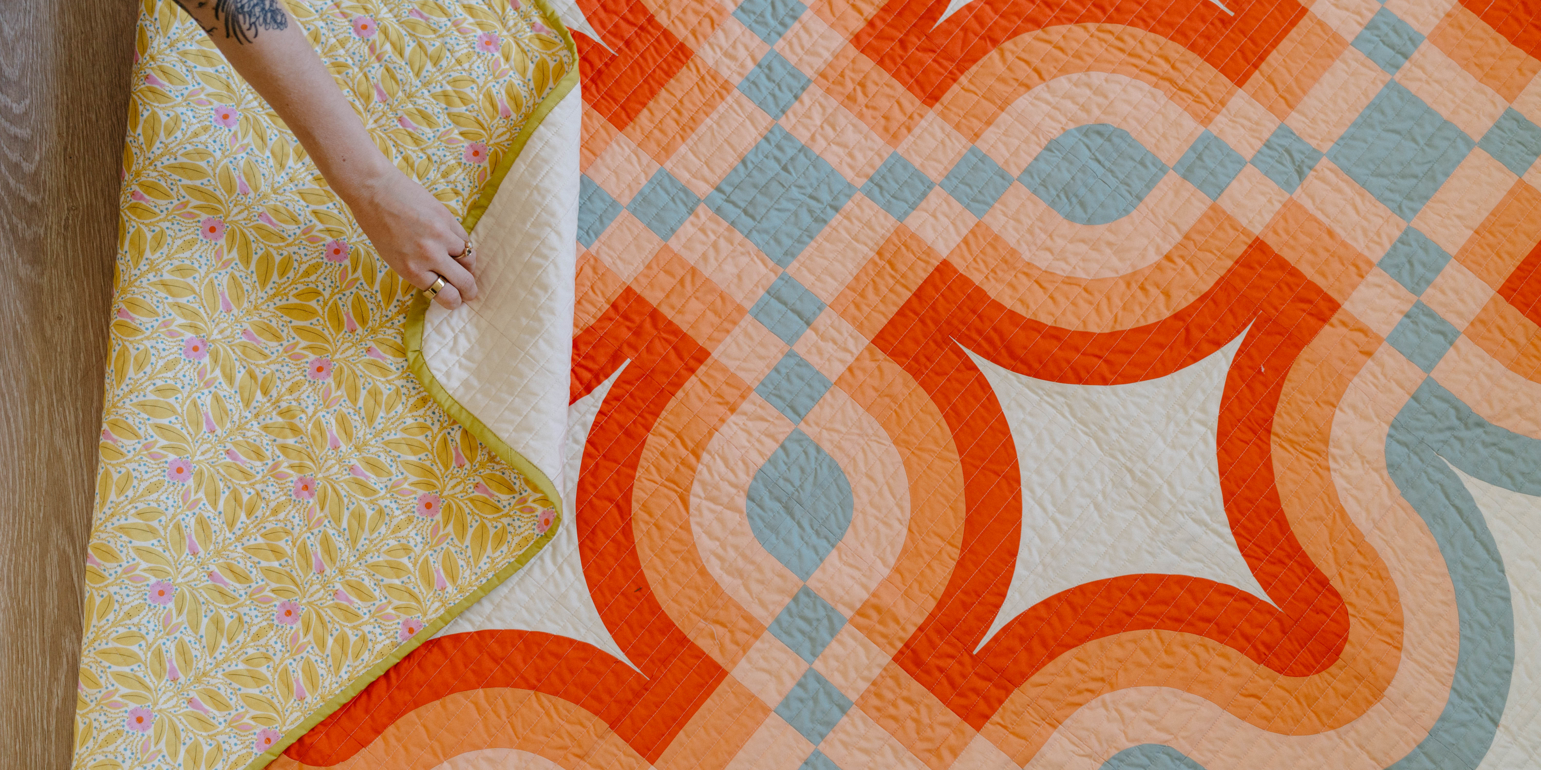 Cascade Bloom Quilt - Quilt Kit Round-Up