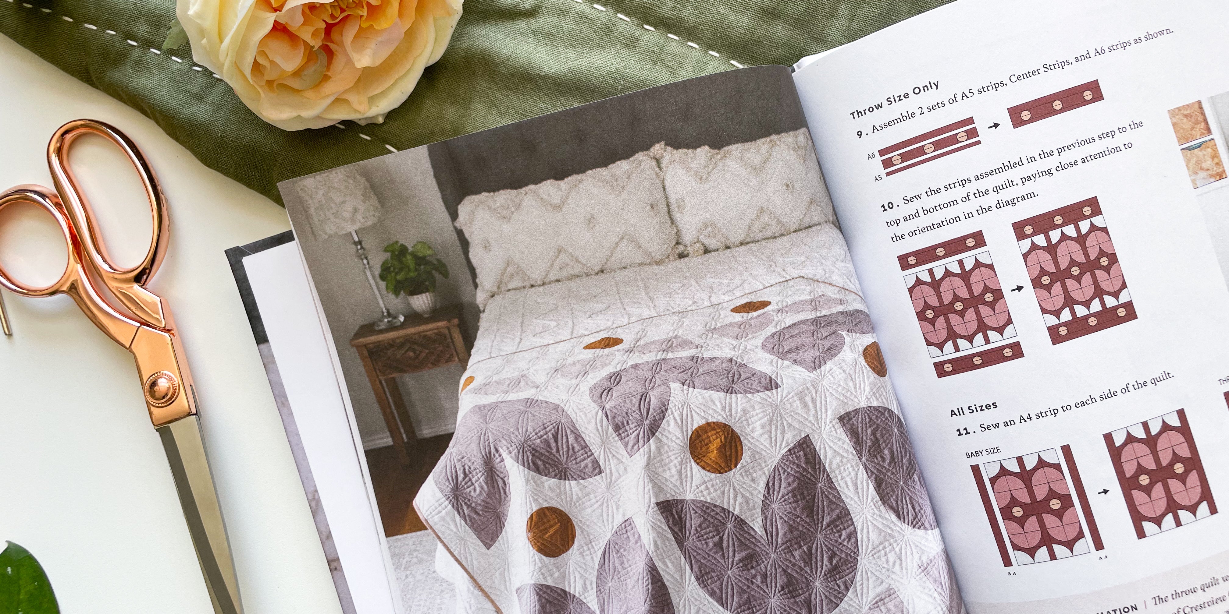 Modern Heirloom Quilting Book by Alderwood Studio