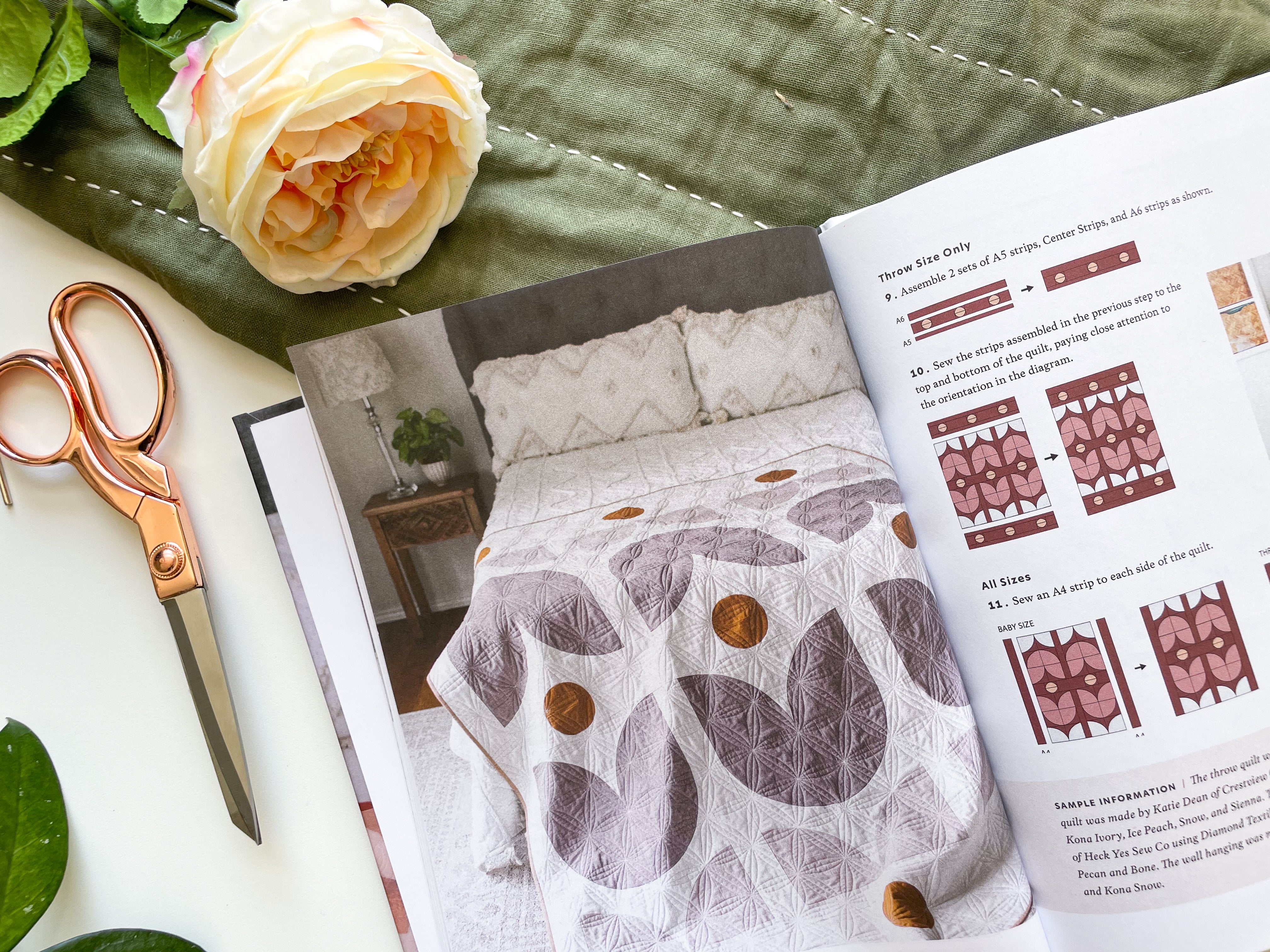 Modern Heirloom Quilting Book by Alderwood Studio