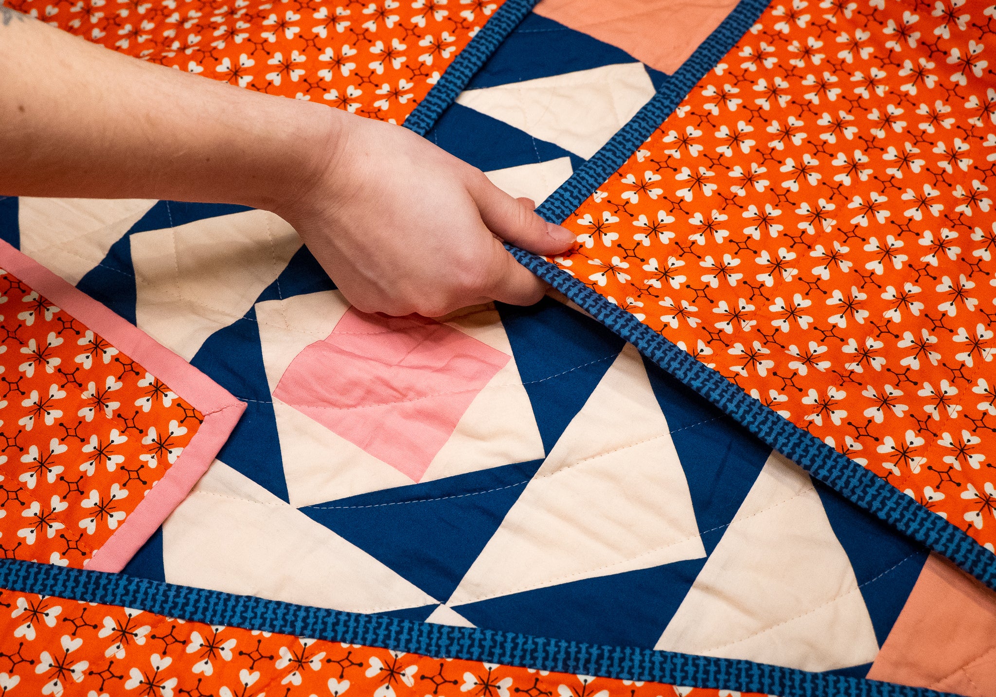 New Years Kiss Quilt - The Cover