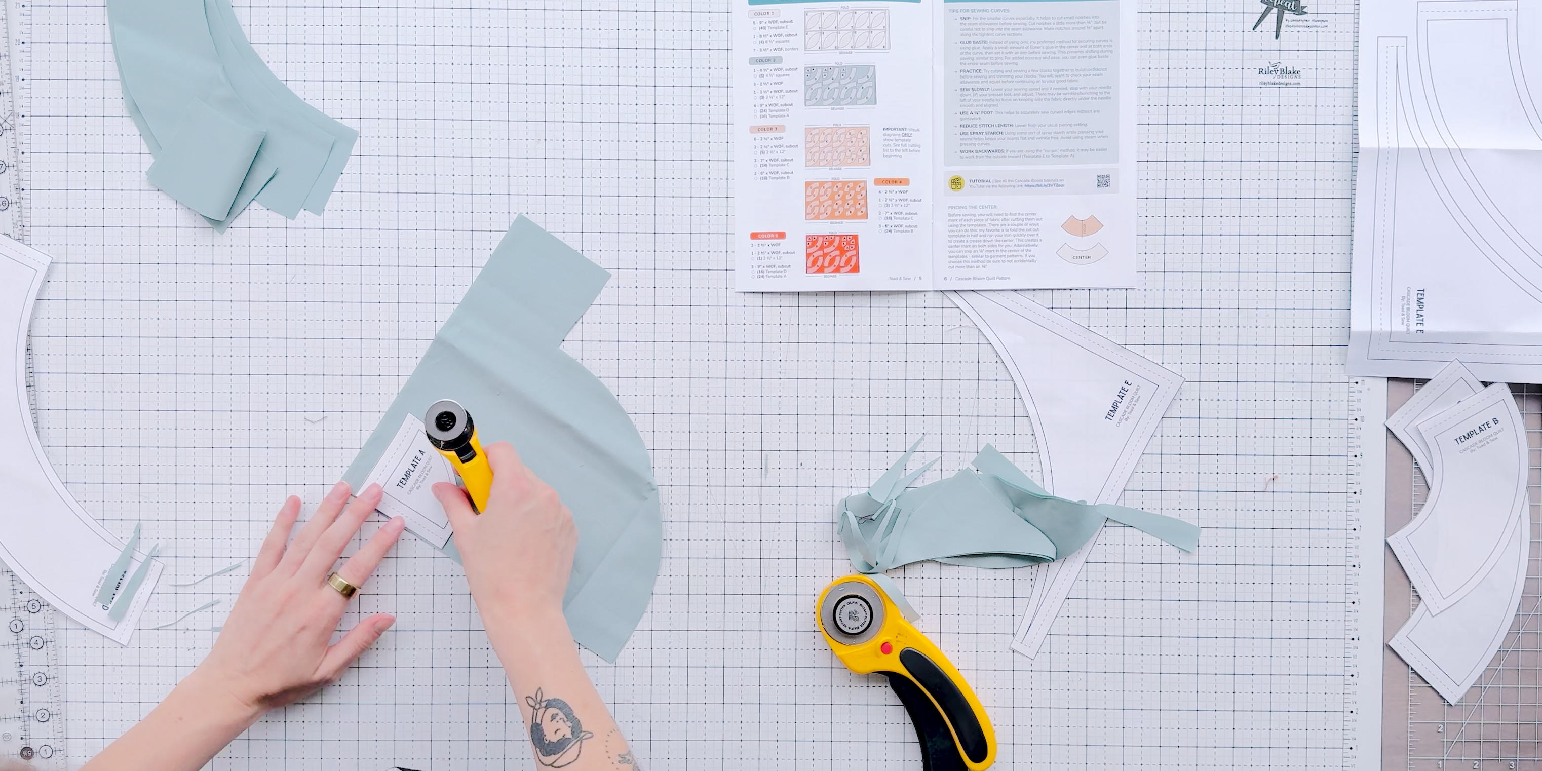 WEEK 2: Cascade Bloom Sew Quilt SAL