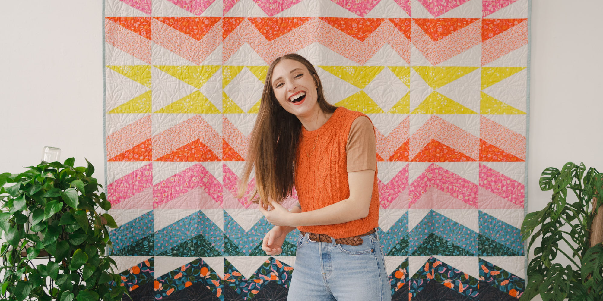 Rocky Coast Quilt - Using Prints + 2-at-a-time HRTs