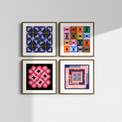 New Years Kiss Art Print