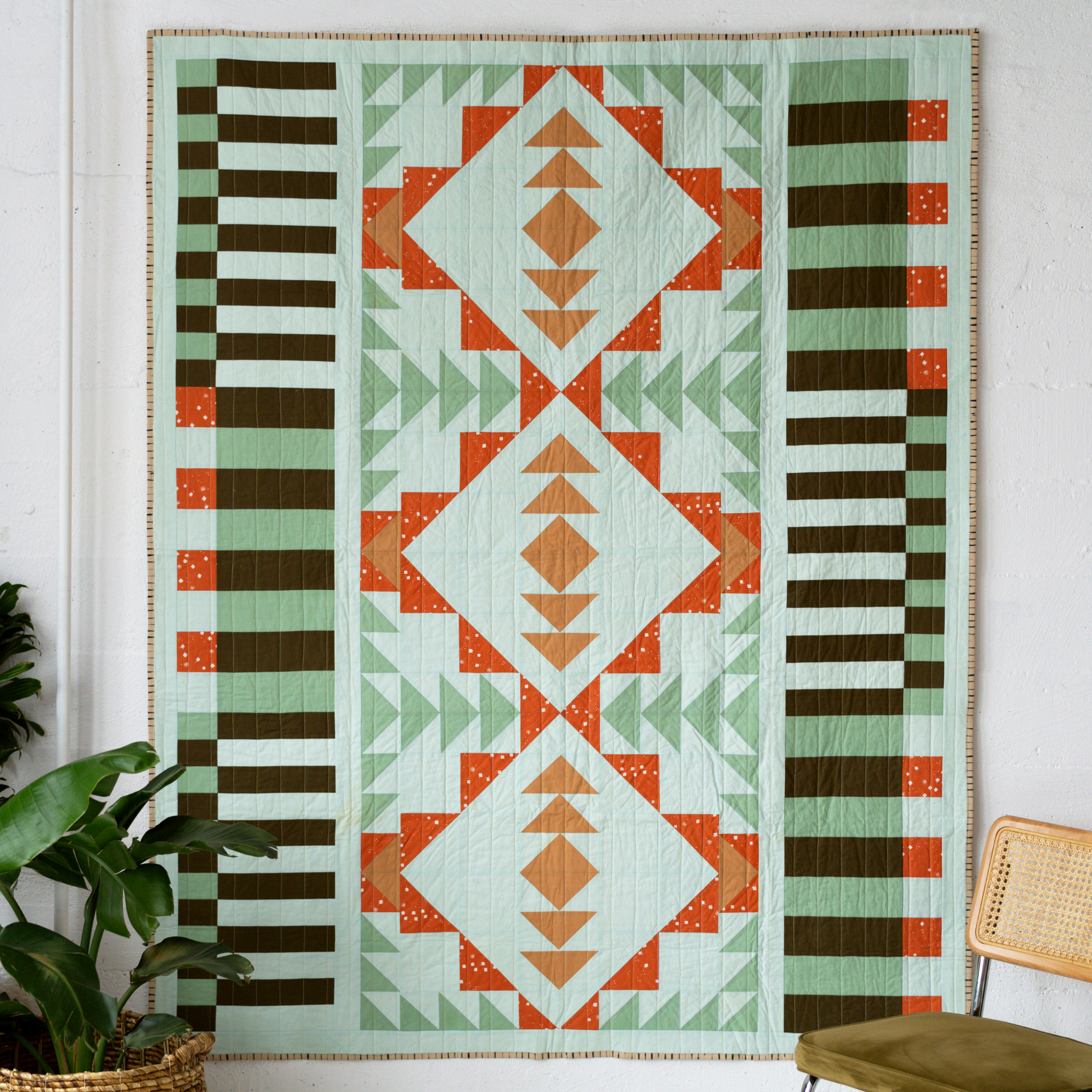 Open Road Printed Quilt Pattern
