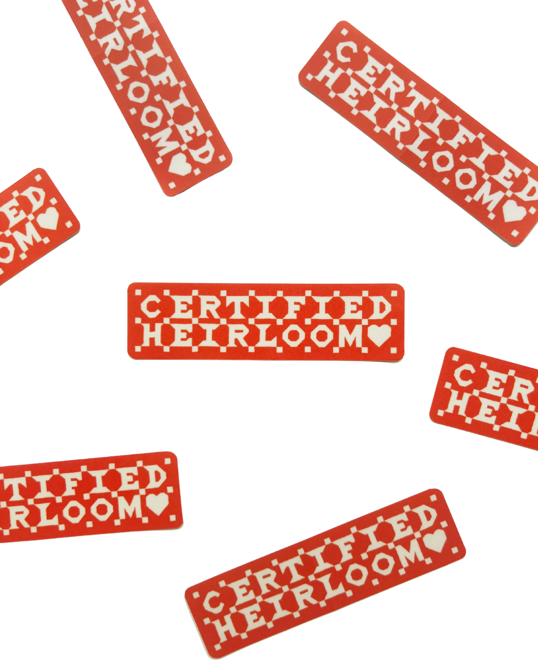 Certified Heirloom Sticker