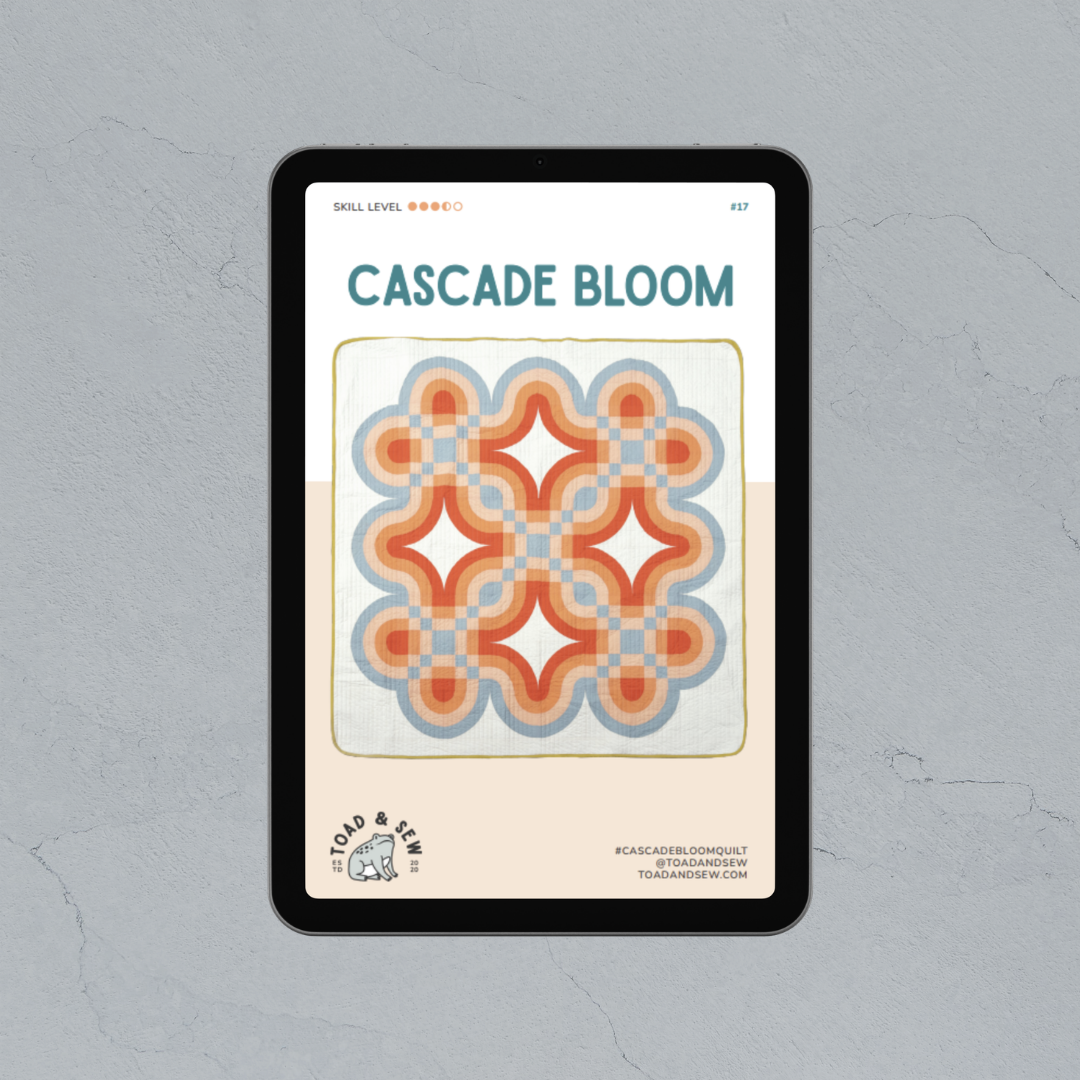 Cascade Bloom Quilt Pattern