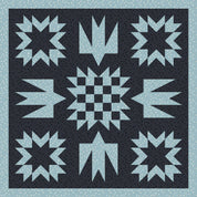 Artemis + Fowl Quilt Kit - 2 Tone Starry Charcoal