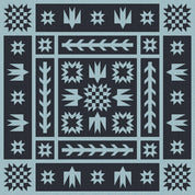 Artemis + Fowl Quilt Kit - 2 Tone Starry Charcoal