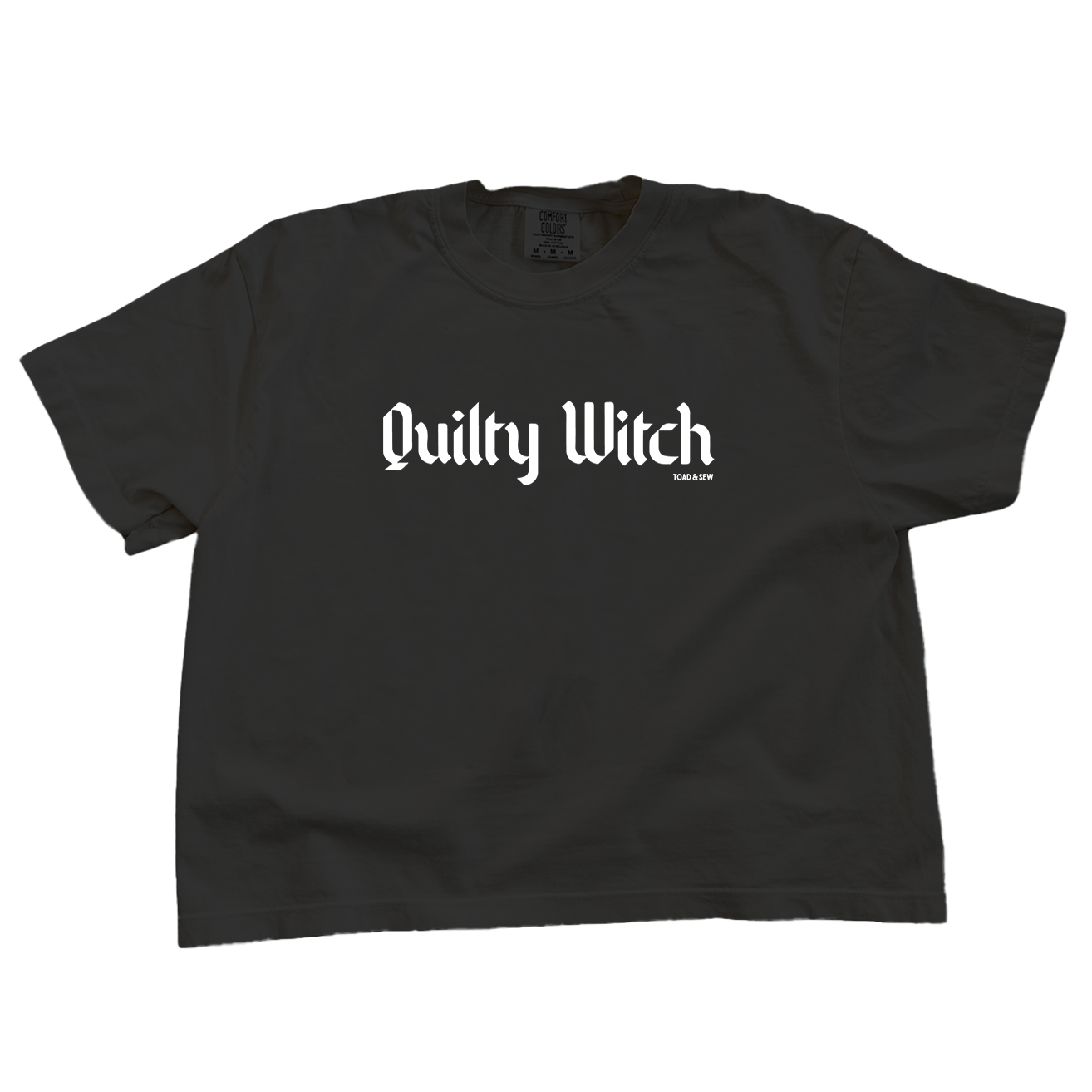 Quilty Witch | Comfort Colors Boxy Tee