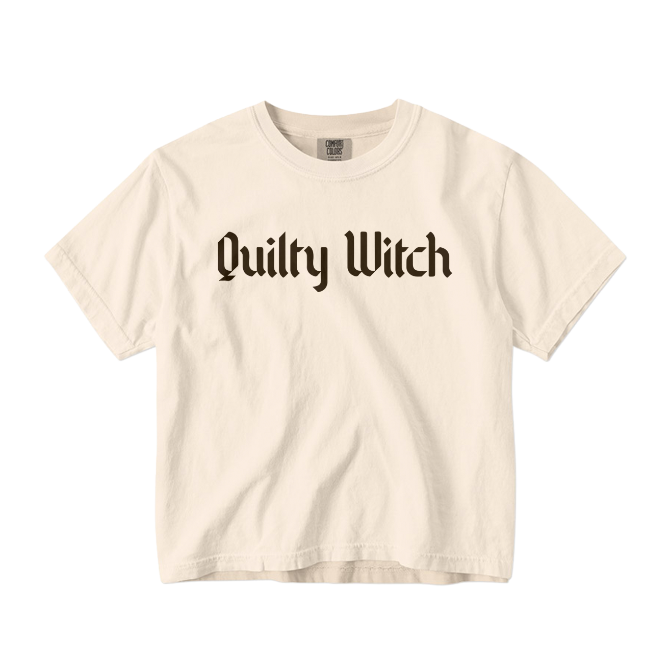 Quilty Witch | Comfort Colors Boxy Tee