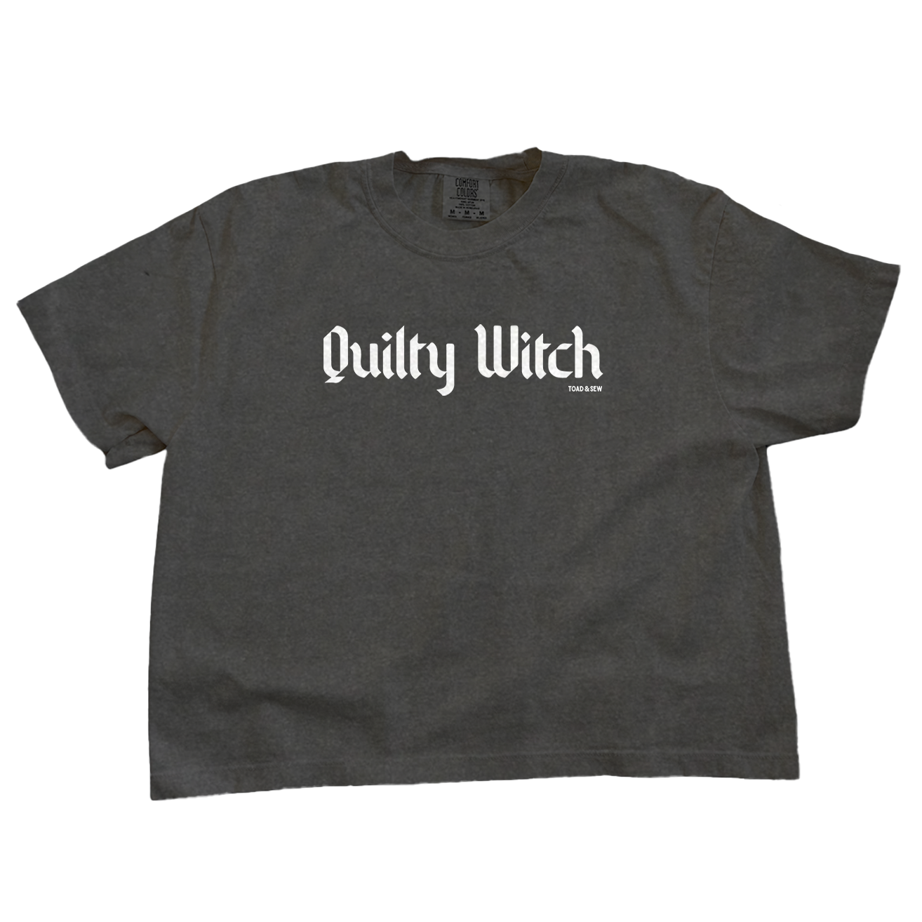 Quilty Witch | Comfort Colors Boxy Tee
