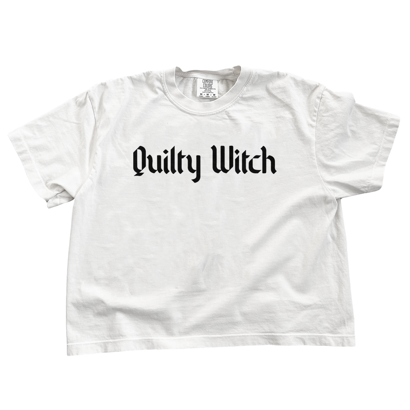 Quilty Witch | Comfort Colors Boxy Tee