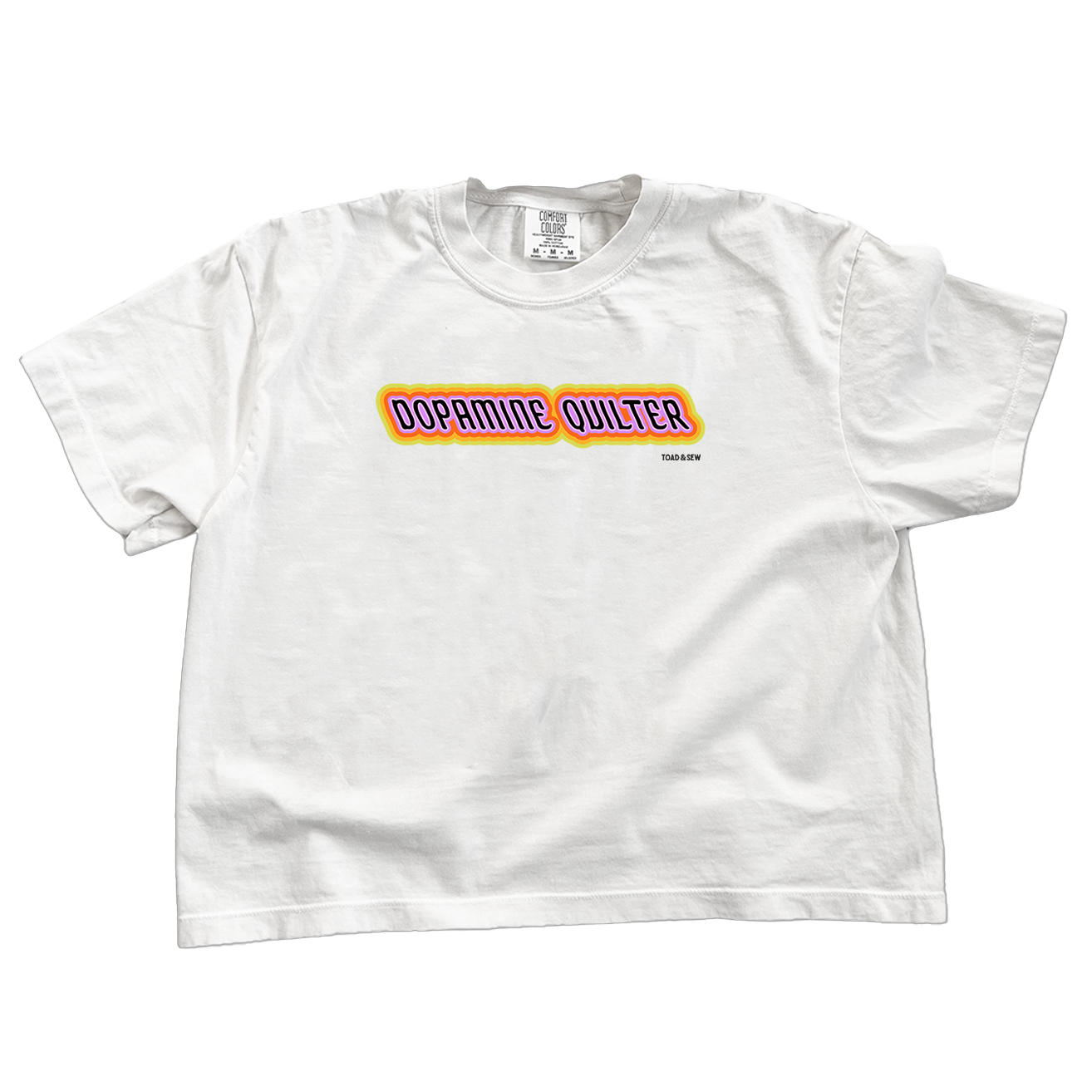 Dopamine Quilter | Comfort Colors Boxy Tee (Womens)