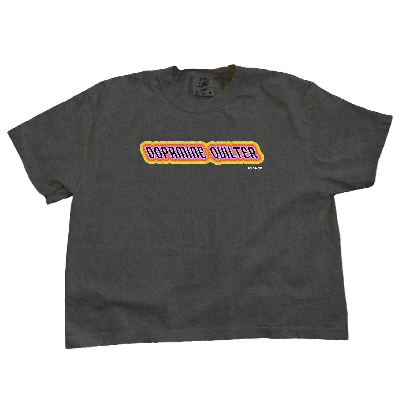 Dopamine Quilter | Comfort Colors Boxy Tee (Womens)