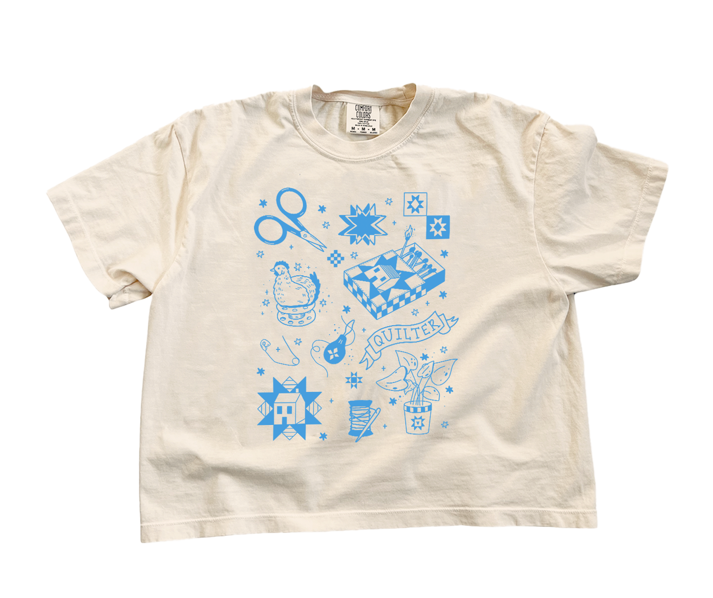 Quilty Tattoo 2.0 | Comfort Colors Boxy Tee