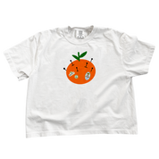 Orange Pin Cushion | Comfort Colors Boxy Tee (Womens)