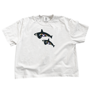 Quilty Orcas | Comfort Colors Boxy Tee (Womens)
