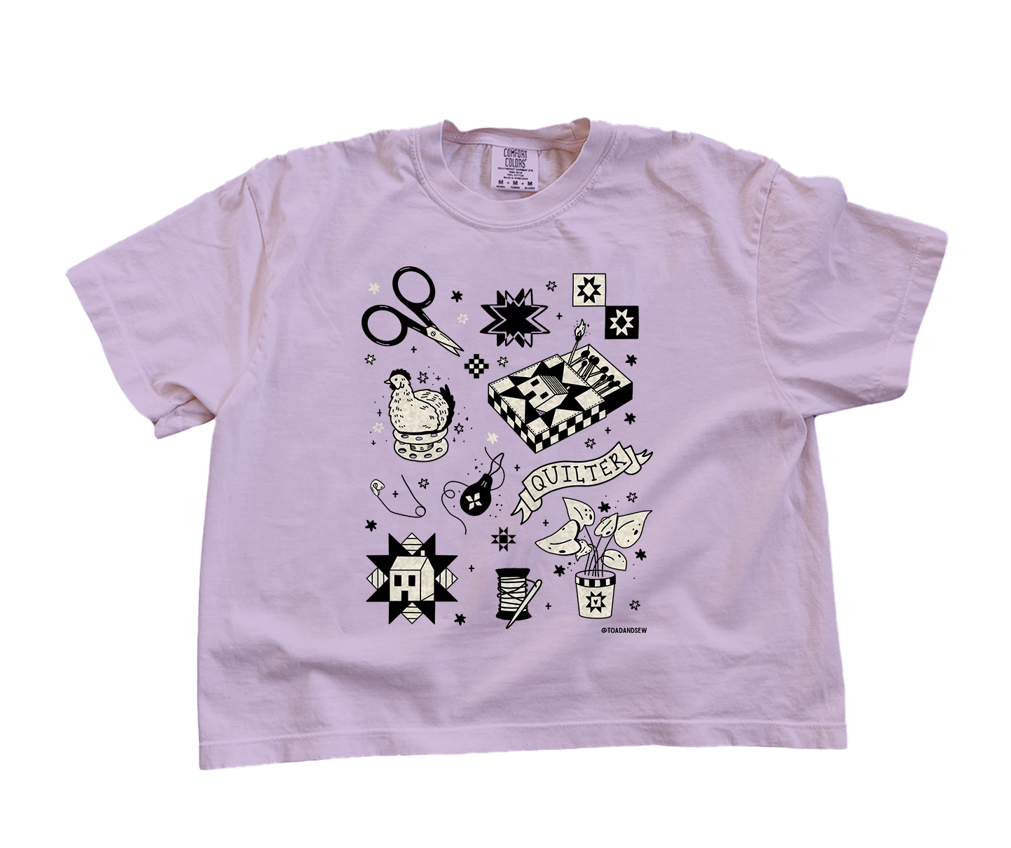 Quilty Tattoo 2.0 | Comfort Colors Boxy Tee