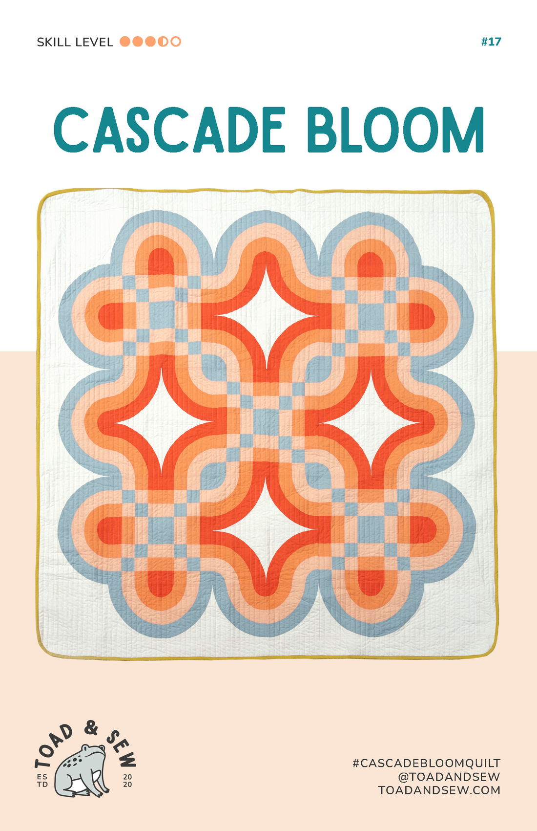 Cascade Bloom Quilt Pattern (Download) – Toad and Sew