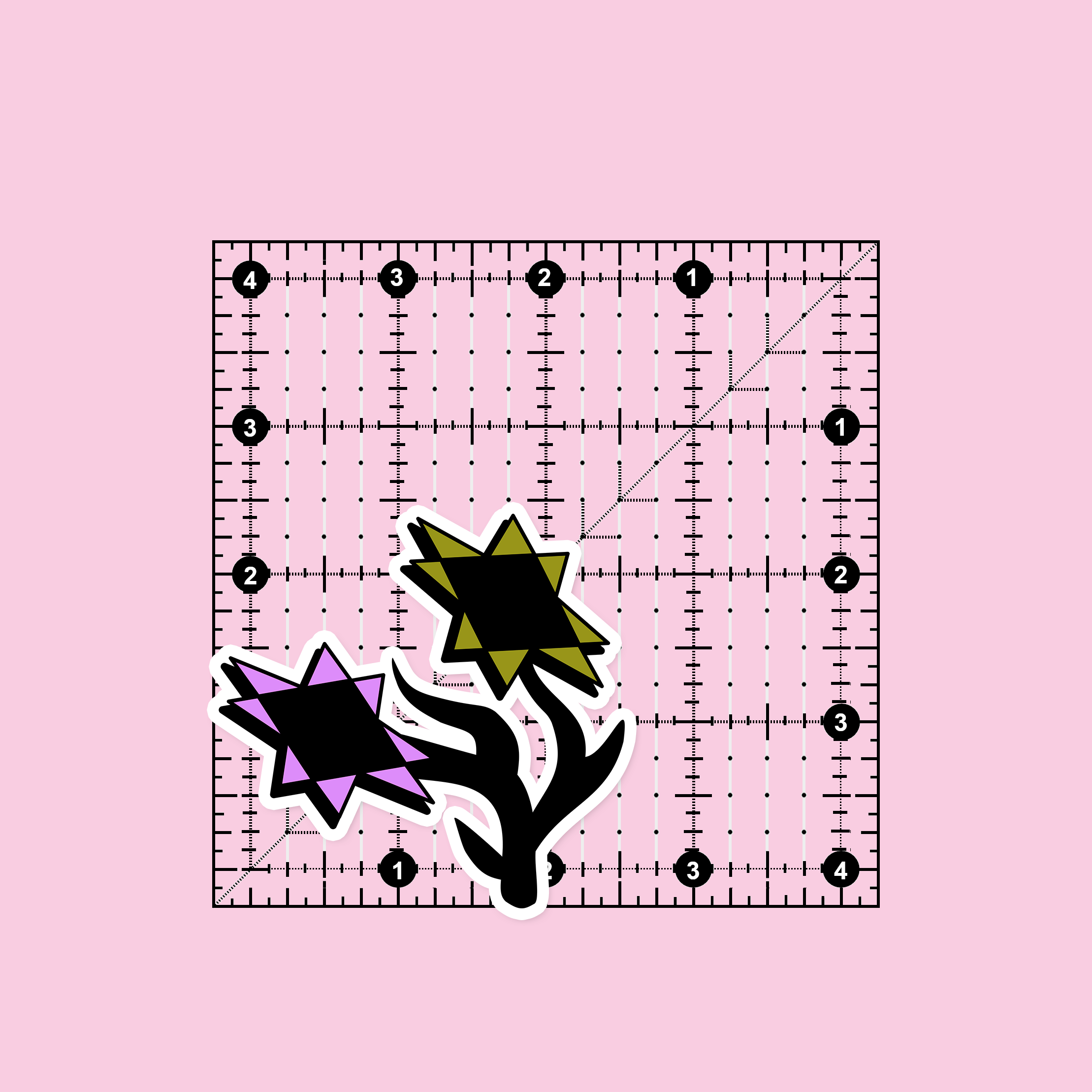 FlamingFlwoerStickerRuler.png