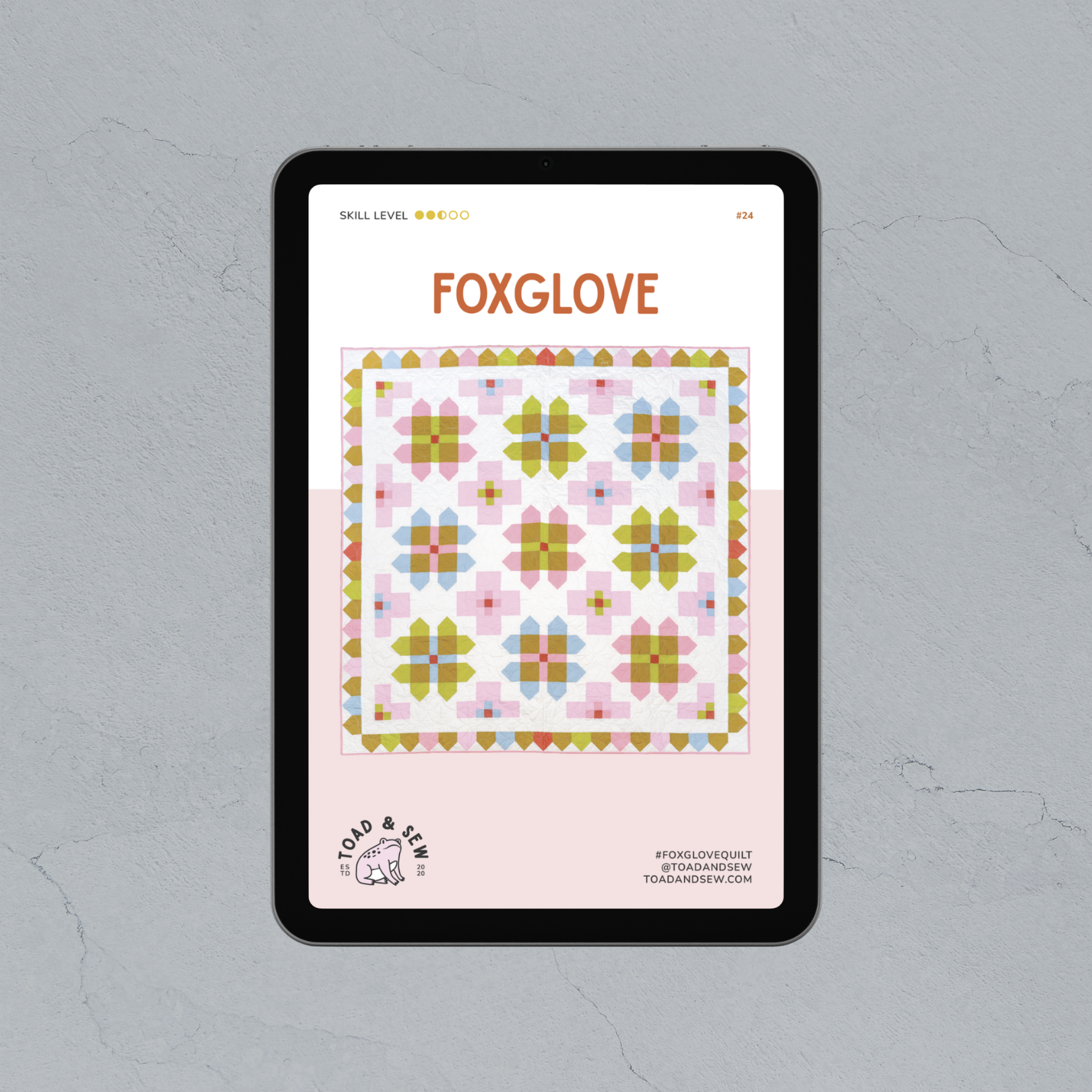 Foxglove Quilt Pattern