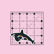 Quilty Orca Sticker