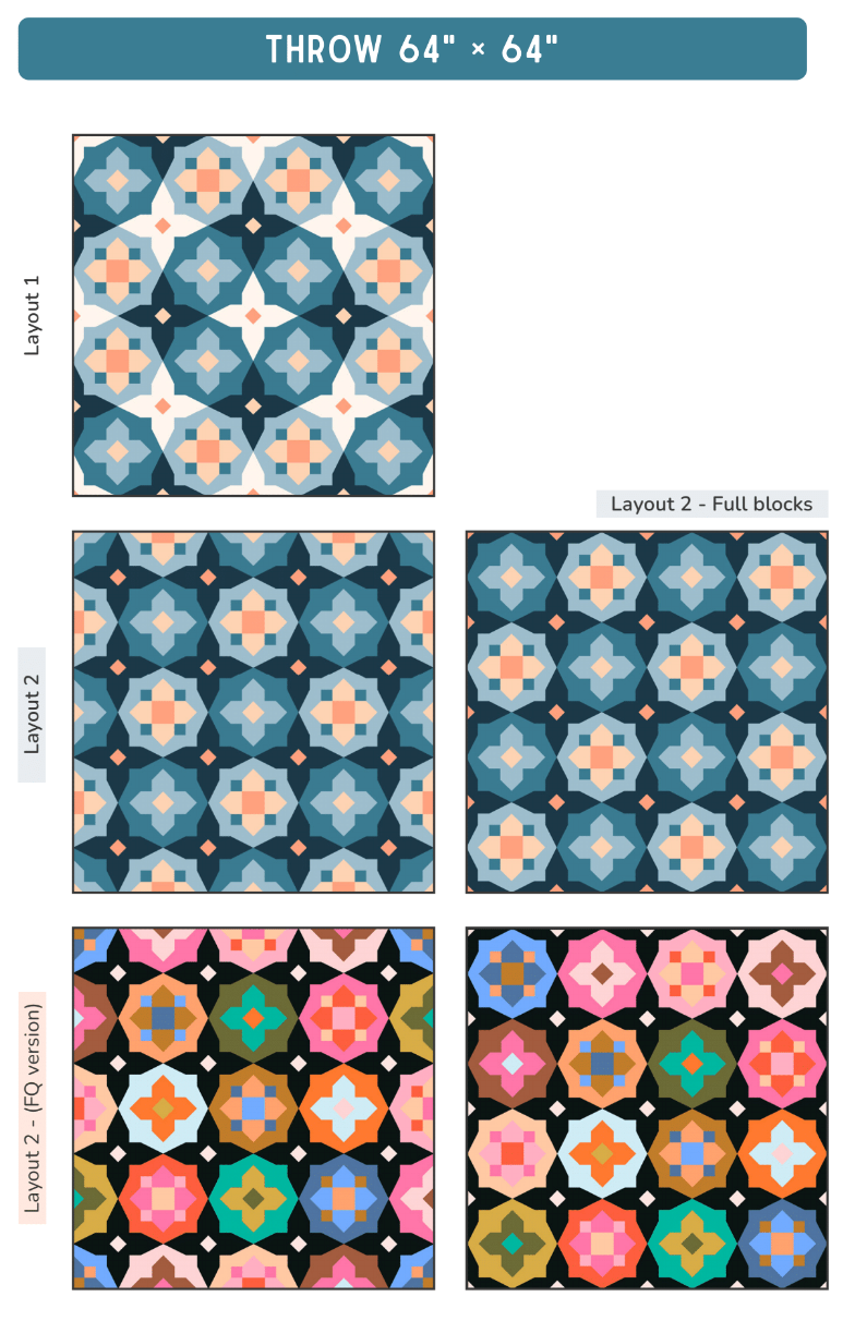 Garden Glow Quilt Pattern (Download)