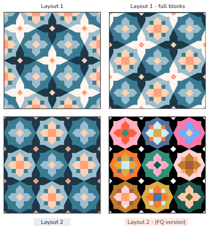 Garden Glow Quilt Pattern (Download)