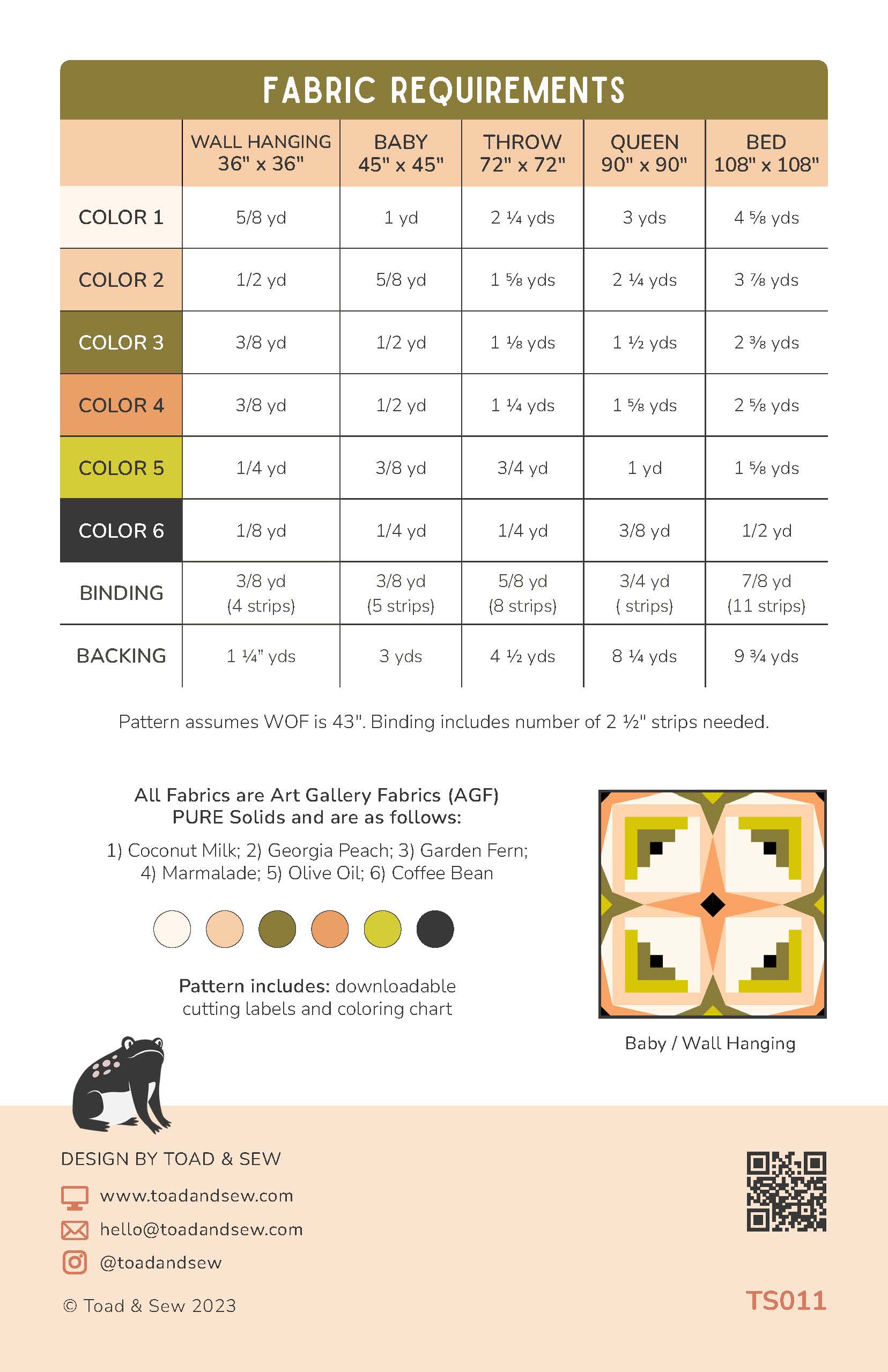 Sky Cabin Quilt Pattern (Download)