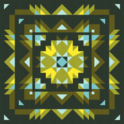 Aria Quilt Kit - Electric Pickle