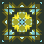 Aria Quilt Kit - Electric Pickle