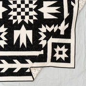 Artemis + Fowl Quilt Kit - 2 Tone Black and Unbleached