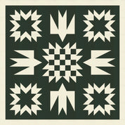 Artemis + Fowl Quilt Kit - 2 Tone Dark Green