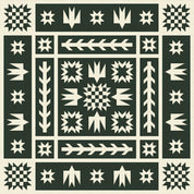 Artemis + Fowl Quilt Kit - 2 Tone Dark Green