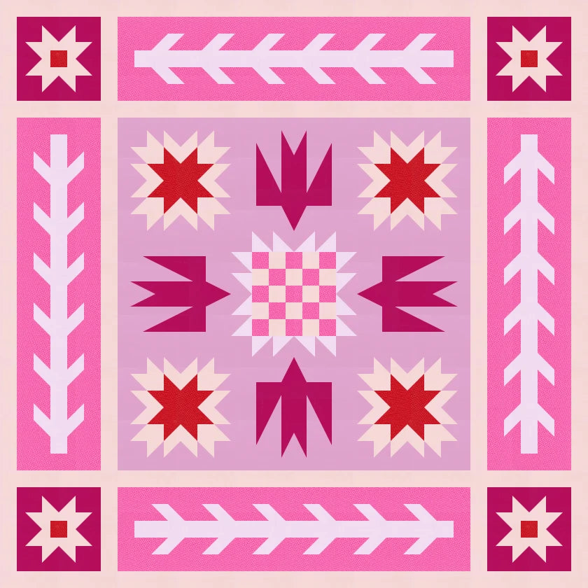 Artemis + Fowl Quilt Kit - Love Birds