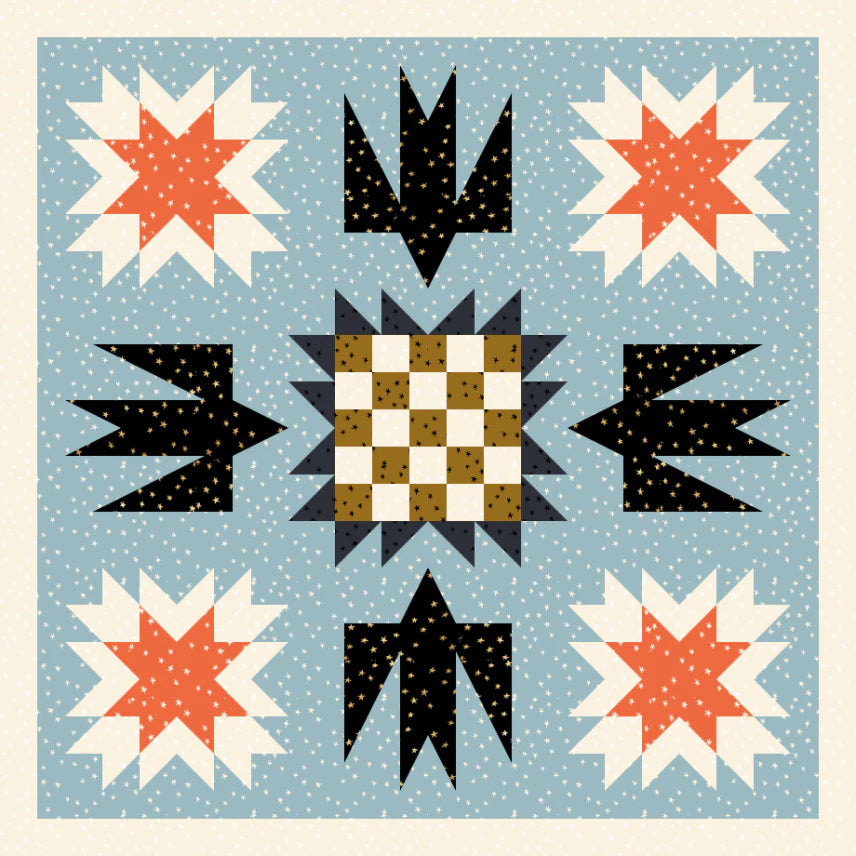 Artemis + Fowl Quilt Kit - Warm Starry