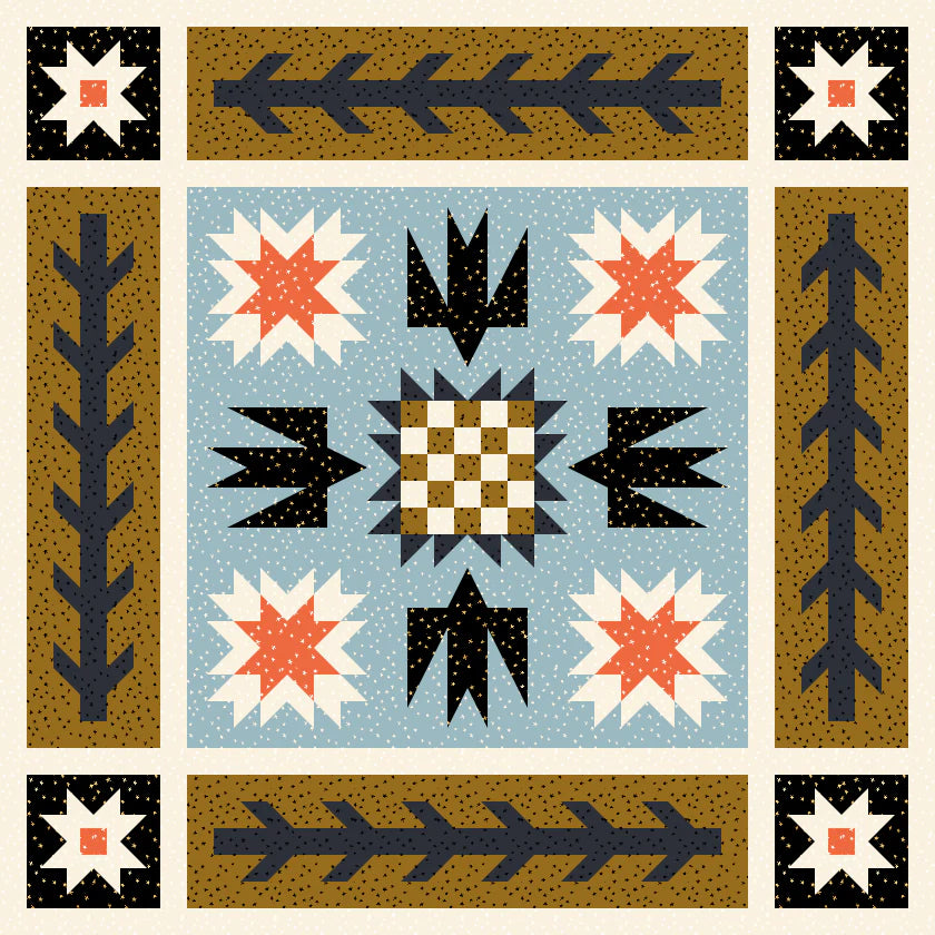Artemis + Fowl Quilt Kit - Warm Starry