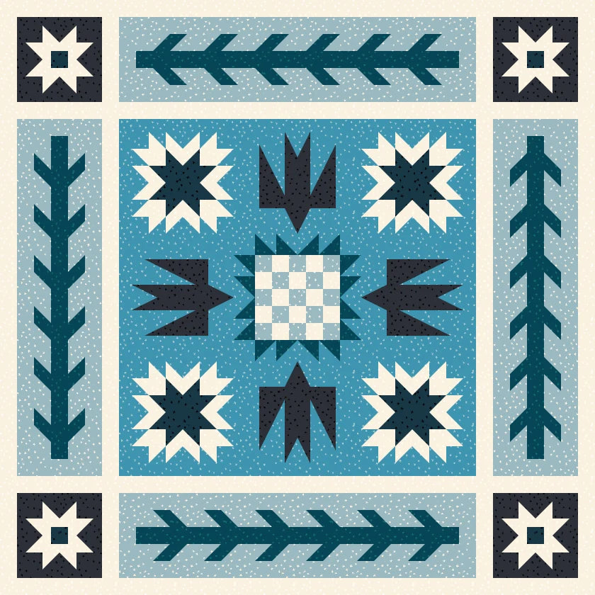 Artemis + Fowl Quilt Kit - Starry Blues