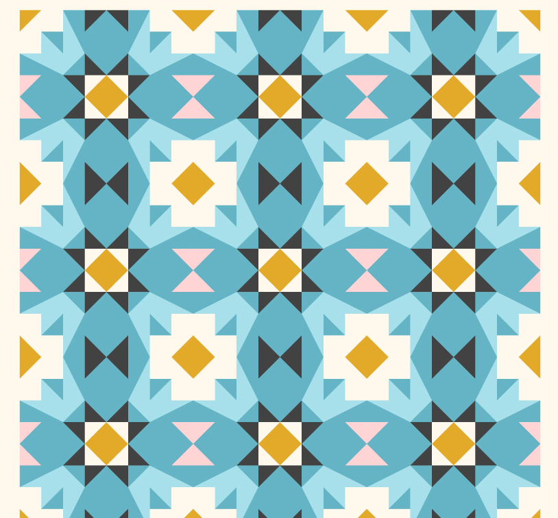 Cadence Quilt Printed Pattern
