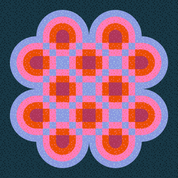 Cascade Bloom Quilt Kit - Starry Smoke