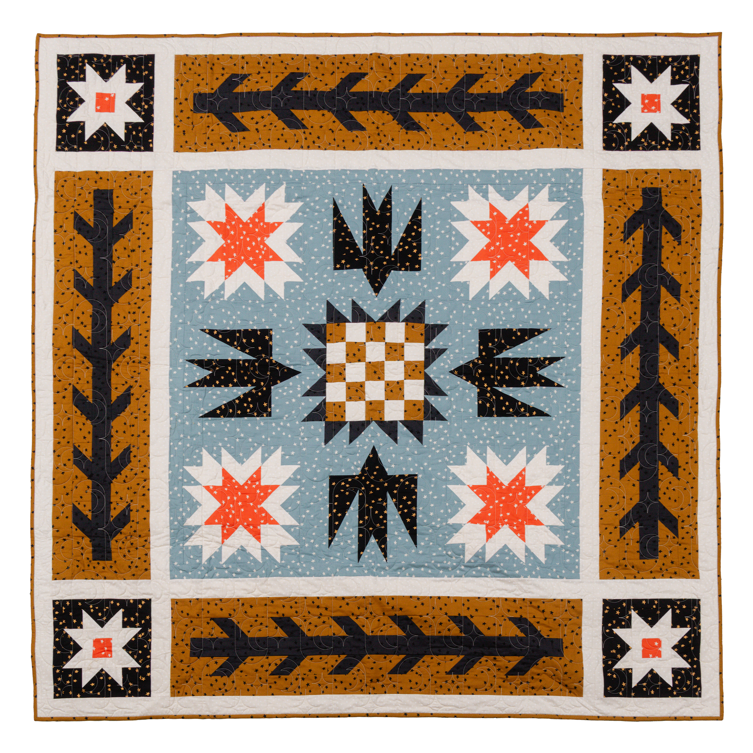 Artemis + Fowl Quilt Kit - Warm Starry