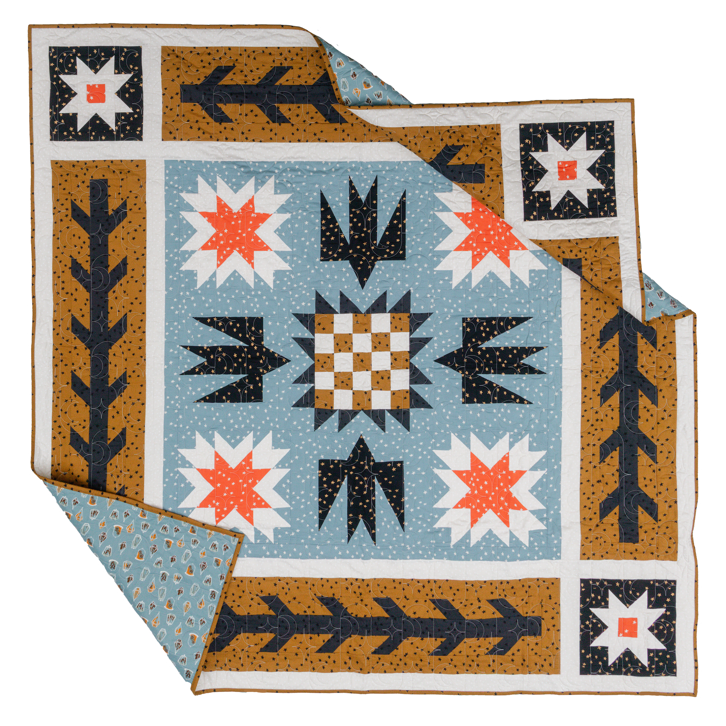 Artemis + Fowl Quilt Kit - Warm Starry