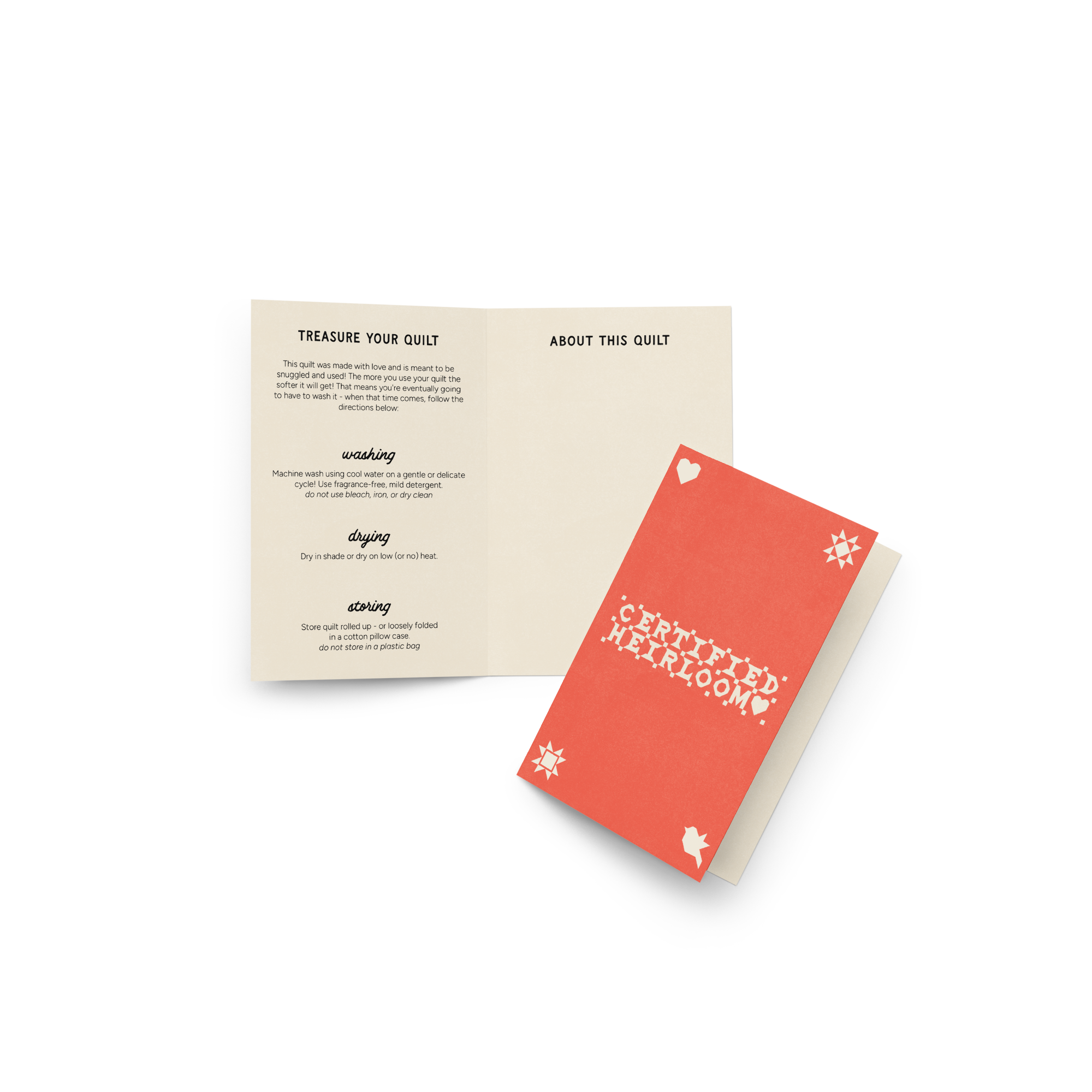 Certified Heirloom Greeting card