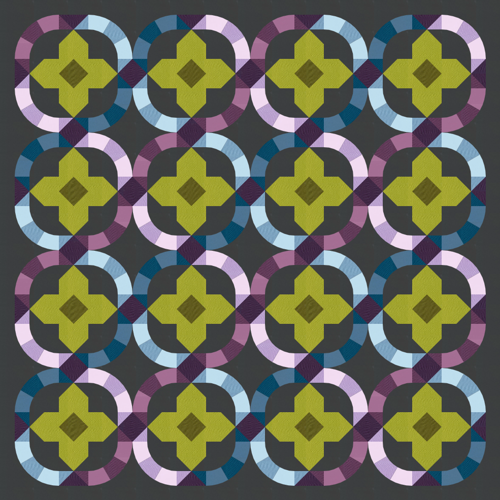 Moonbeam Quilt Kit -  WWC Color Palette