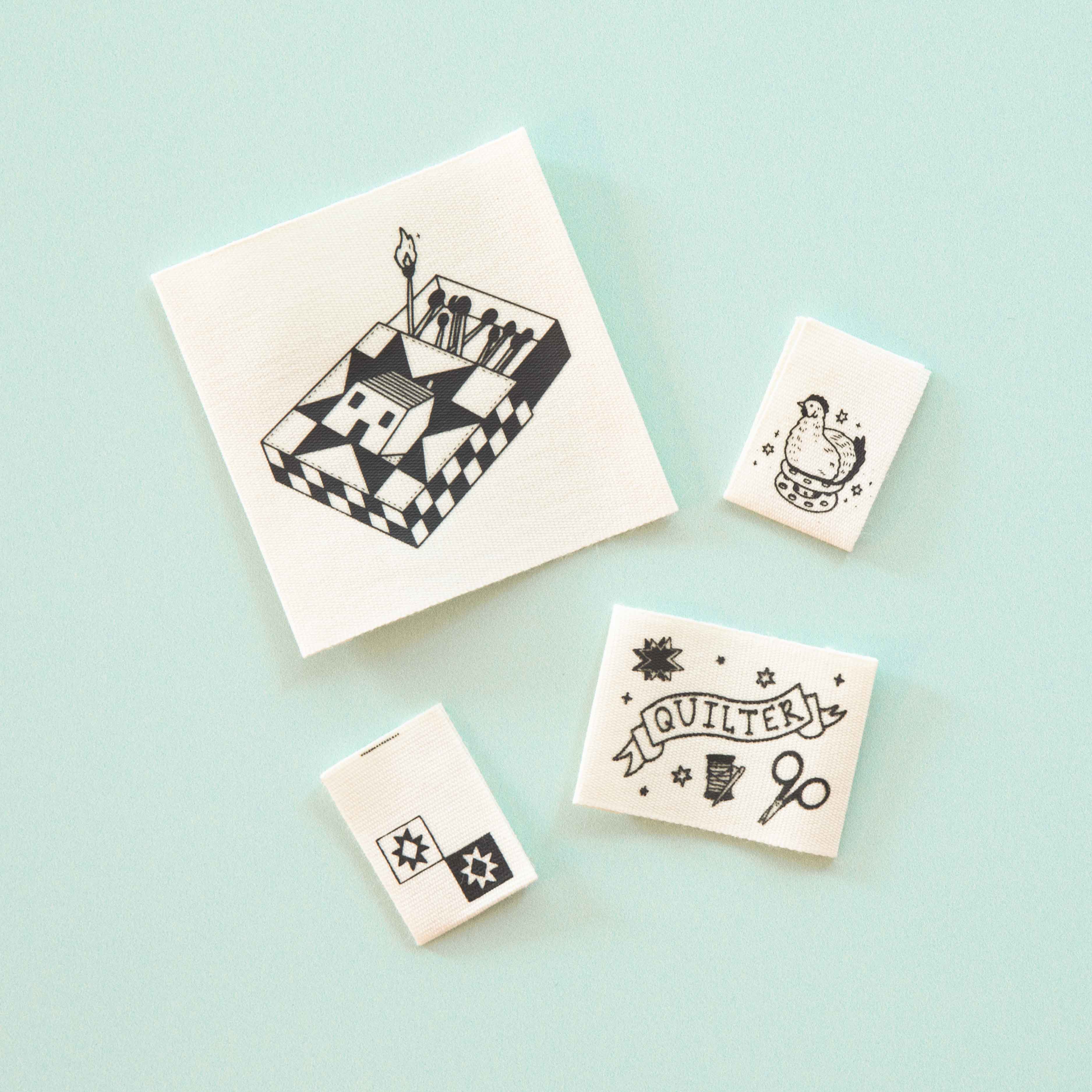 Quilty Tattoo Sarah Hearts Labels