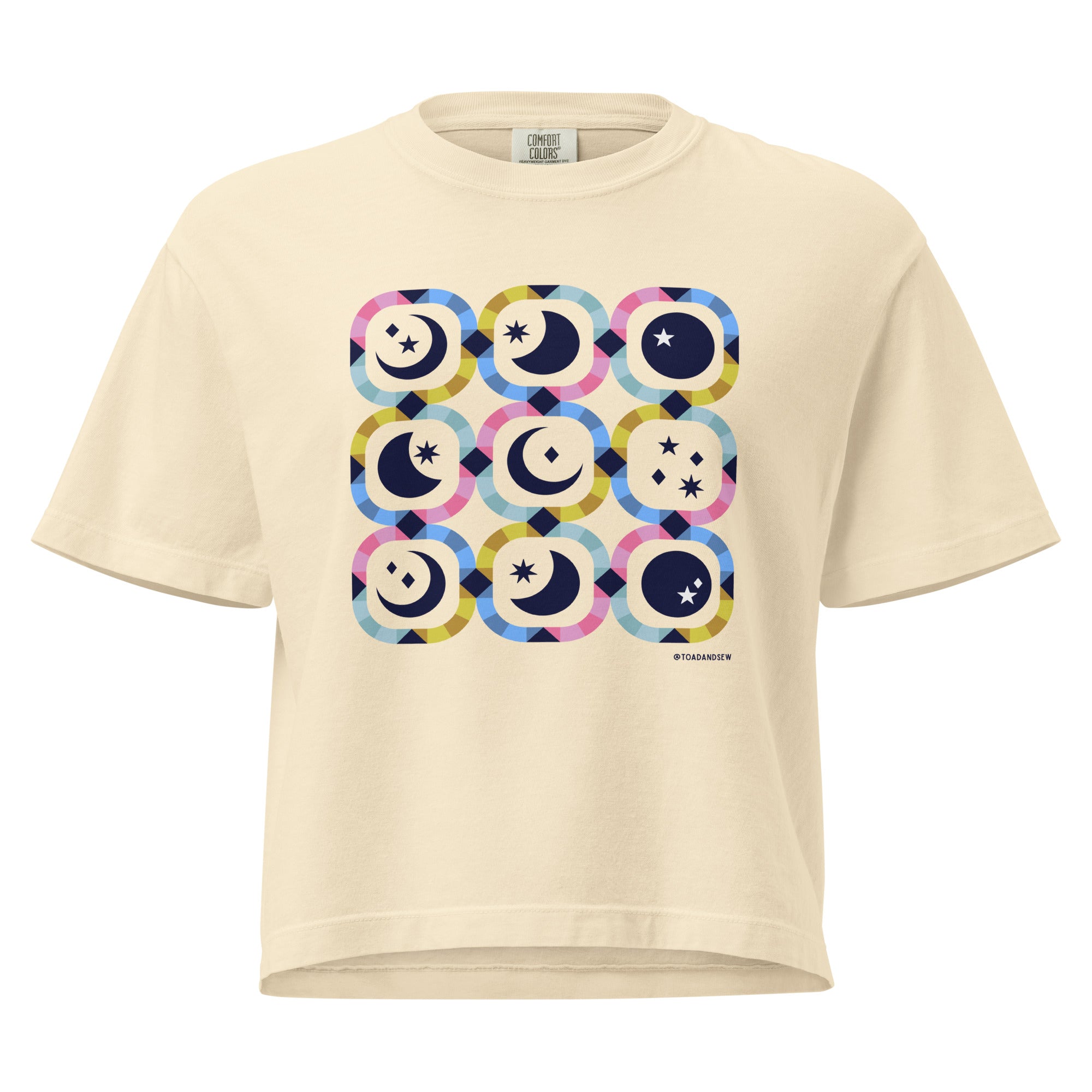 Moonbeam Women's boxy tee - Light – Toad and Sew