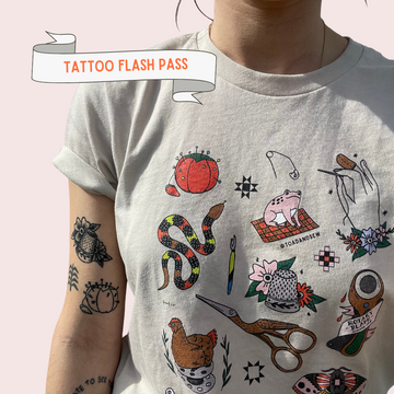 Quilty Flash Sheet - Tattoo Pass