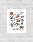 Quilty Tattoos Print