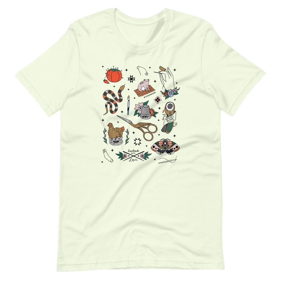 Quilty Tattoos T-Shirt - Colored