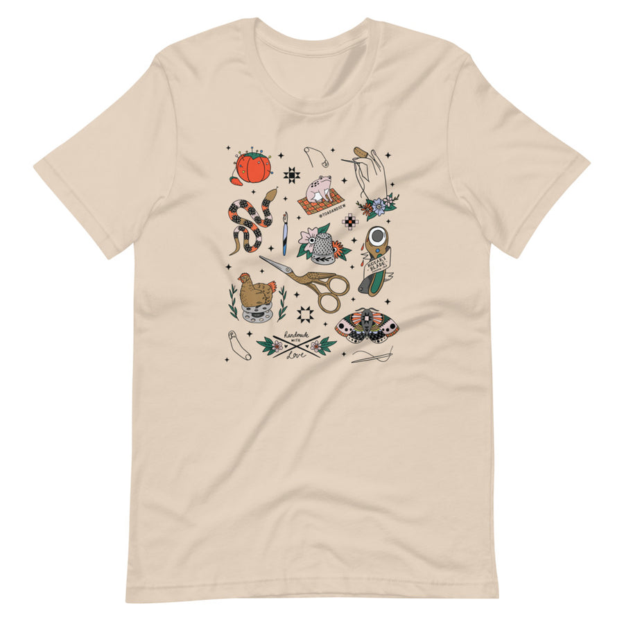 Quilty Tattoos T-Shirt - Colored